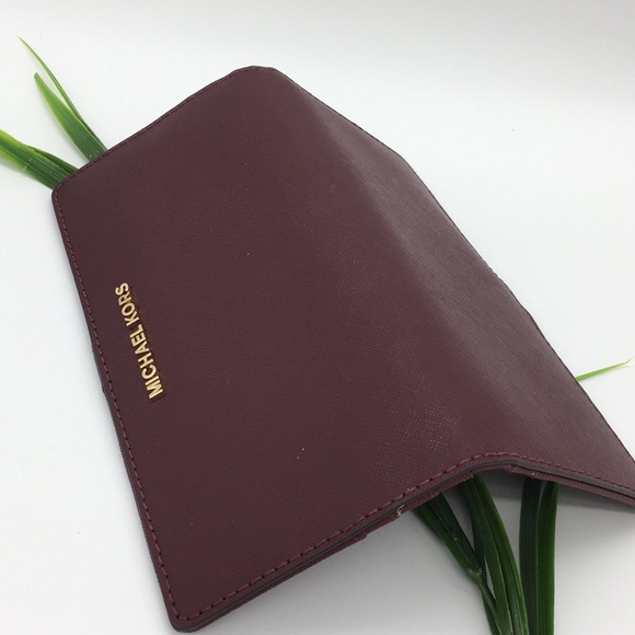 Michael Kors Jet Set Flat Slim Bifold Wallet Merlo - Picture 6 of 8